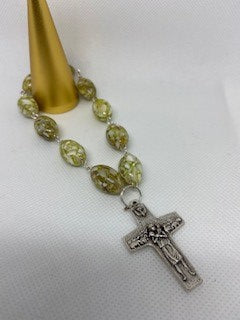 Beautiful small rosary with Italian cross